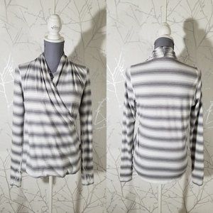 Lululemon Ombre Striped Rulu Wrap Style Radiant Long Sleeve